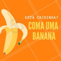 A banana possui 594mg de potássio, aumentando a energia e o estado de alerta em 20% por até duas horas! O potássio estimula os músculos, os nervos e as células do cérebro a funcionarem no maior pique. #bemestar #dicas #ahazou