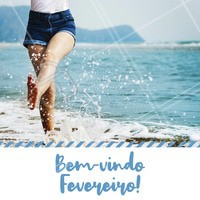 Fevereiro já chegou, seja bem-vindo! 🌻💛 #fevereiro #ahazou #bemvindo #podologia