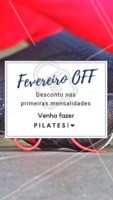 Aproveite nossos descontos SÓ nesse mês e venha desfrutar de todos os benefícios que o pilates oferece! #pilates #fisio #ahazoufisio #promocao #fevereiro