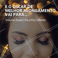 E aí, na sua opinião qual deles merece esse prêmio? 😍😍 #alongamento #ahazou #cilios #oscar