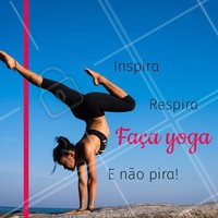 Yoga é ótimo para melhorar o bem-estar e acabar com o estresse do dia a dia. Venha fazer uma aula experimental!❤️️ #yoga #ahazousaude #saude #bemestar #amorporyoga