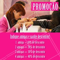 Promoção incrível para você que indicar uma amiga! Corre e não perca essa promoção 💃 #ahazou #promocao #indiqueumaamiga