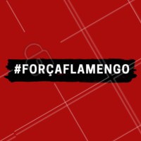 Hoje não temos time, a bola não rola e a rivalidade não existe. Hoje somos Flamengo e somos um só! #forçaflamengo #ahazou