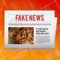 Como assim? Isso é fake news! 😂 #pizza #ahazou #engracado #fakenews