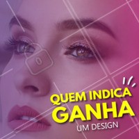 Indicou uma amiga? Ganhe um design de sobrancelha! #sobrancelha #ahazou #designdesobrancelha