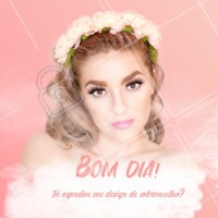 Bom dia para nós! 🌸 #bomdia #ahazou #beleza #sobrancelha #designdesobrancelha