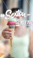 Sextouuu 🍨 #sorvete #amo #ahazou #alimentaçao #comida #sorveteria #doce #ahazoualimentaçao