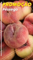 Aproveite a promoção especial dos pêssegos! Hmmm 🍑 #pessego #ahazou #promoção #feira #fruta #frutaria