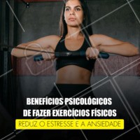 A atividade física é uma excelente via para diminuir a tensão muscular, o que incide significativamente nos estados de estresse. Por um lado, exerce uma função de distração que permite reduzir o estado de alerta metal e diminuir os níveis de ansiedade. Por outro lado, o caráter recreativo do exercício e dos esportes proporcionam a liberação de muitas tensões emocionais. #exerciciofisico #beneficios #ahazousaude #saude #bemestar