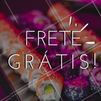 Você pede e a gente entrega!
Que temos delivery você já sabia, né? Agora nosso frete é grátis para algumas regiões, você pode consultá-las inbox 😉 #delivery #ahazou #fretegratis