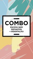 Aproveite esse combo para alisar e tratar os fios! 😍 #escovasemidefinitiva #ahazou #escova #cabelo #Liso