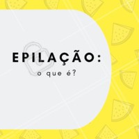 A epilação é o termo correto para usar quando falamos da extração de pelos inteiros incluindo as porções abaixo da pele. Exemplo: pinças, ceras, laser, luz intensa pulsada etc. A depilação, então, seria a remoção de pelos como a lâmina, por exemplo. #epilação #ahazou #depilaçao