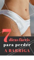 Confira 7 dicas fáceis e rápidas para ajudar a perder a barriga: Corte o açúcar, faça exercício aeróbico, beba água com limão, beba chá verde, coma fibras, diminua o carboidrato, troque a cerveja pelo gin
#tchaubarriga #ahazou #ahazoubeleza #7dicas