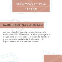 Rir é o melhor remédio! Confira o benefício do dia que uma boa risada traz! #rir #riso #arrasou #dica