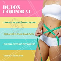 O detox corporal é um tratamento com diversos benefícios! Aproveite e agende sua avaliação gratuita. #detoxcorporal #ahazou #esteticacorporal