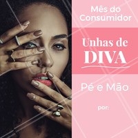 Aproveite esta promoção mais que especial para deixar as unhas impecáveis! 💅 Agende o seu horário agora mesmo! #manicure #pedicure #ahaxou #promocao #mesdoconsumidor
