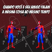 Marca aquele amigo que faz transmissão de pensamento com você! 😄😄
#spiderman #spider #spiderquots #memedospider #emalta #amizade #ahazou #amigos #friendship #friends #transmissao #conectividade