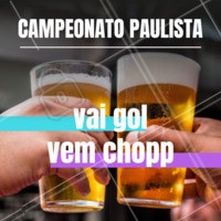 Na época do campeonato Brasileiro, enquanto o jogo estiver sendo transmitido, a cada gol, se você pedir um chopp, ganha outro de graça!
#campeonatobrasileiro #doublechopp #ahazou #promocao