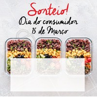 Tem sorteio rolando! 🍲
No dia do consumidor iremos realizar o nosso sorteio,fiquem atentos às regras e corra para participar!
#sorteio #diadoconsumidor #ahazou #marmita