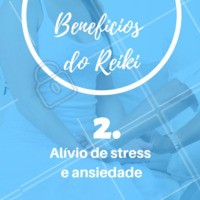 Já conhece todos os benefícios do reiki? Agende sua sessão experimental e sinta a energia! ✨ #reiki #terapias #ahazousaude #saude #bemestar