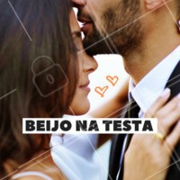 Curte se o seu beijo preferido é na testa 😍💋 #diadobeijo #beijo #ahazou #beijonatesta #13deabril