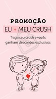 Chama o(a) crush e venham aproveitar juntos nossas promoções exclusivas! #promoçao #ahazou #promocional