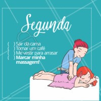 Bora acordar e agendar o seu horário? 😄 #massagem #massoterapia #ahazou #motivacional #bomdia