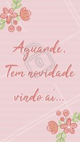 Logo logo teremos grandes novidades para apresentar para vocês. 😄 Fiquem de olho! 👀 #novidades #ahazou #beleza