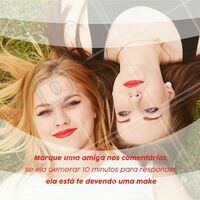 Vai que né 😜 hahaha #maquiagem #makeup #ahazou #amiga