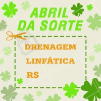 Pega essa promo, porque não é todo mês que a sorte bate na sua porta! #promoção #abrildasorte #ahazou #estética