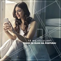 Já percebeu sua postura na hora de usar o celular? 📱
Muitas vezes ficamos com dores na região cervical e não nos damos conta do motivo. Evite ficar com a cabeça curvada, pendurada por muito tempo e, sempre que possível, varie as posições. #celular #ahazou #fisioterapia #postura