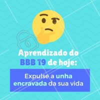 Olha o BBB fazendo a gente refletir 😂 #podologia #ahazou #bbb #engracado