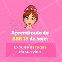 Olha o BBB fazendo a gente refletir 😂 #rugas #esteticafacial #ahazou #bbb #engracado