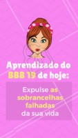 Olha o BBB fazendo a gente refletir 😂 #sobrancelha #ahazou #bbb #engracado