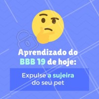 Olha o BBB fazendo a gente refletir 😂 #pet #ahazou #bbb #engracado