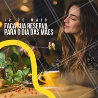 O dia das mães já está chegando! Prepare-se e agende sua reserva com antecedência. ☎️ #gastronomia #ahazoutaste #diadasmaes #reserva