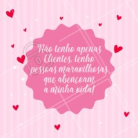 Através do meu trabalho pude conhecer pessoas incríveis! 💖 Obrigada a todos as minhas queridas clientes pela confiança de sempre! 😘 #clientes #ahazou #amo #beleza #gratidao