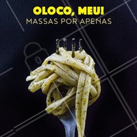 Não vai perder essa promo né? 😱 Se vira nos trinta e vem saborear nossas massas! #massas #ahazoutaste #promoçao #comidaitaliana