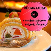 Que tal dar uma pausa na sua rotina? 🖐 #doceria #ahazoutaste #doces #brigadeiro