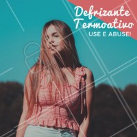 Durante o inverno lembre-se de passar um defrizante termoativo antes do secador ou prancha, pois é ele quem irá reparar a fibra danificada e proteger as madeixas do forte calor. #dicas #inverno #ahazoubeleza