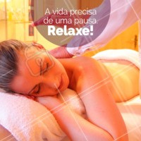 É necessáro fazer uma pausa de vez em quando, para relaxar o corpo e a mente! Agende a sua 😉 #massagem #ahazou #massoterapia #relax