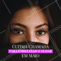 Ainda dá tempo de ter aquele olhar poderoso no mês de Maio! 💕 #maio #sobrancelha #ahazou #cilios