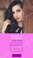 Aproveite esta super promoção e agende agora mesmo o seu horário! Vem ficar mais linda! 😍 #hidratacao #escova #ahazou #cabelo
