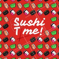 É a melhor hora do dia: sushi time 🍣⏰ #sushi #ahazoutaste #comidajaponesa #japones
