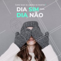 No inverno a gente sabe que é difícil tomar aquele banho para lavar as madeixas. Mas ó, a falta de limpeza estimula a produção de oleosidade do couro, o que acaba causando irritação, coceira e queda. O ideal é manter a lavagem no tradicional dia sim, dia não #ideiaclienteblz #dicas #lavagaem #ahazoucabelos #ideiaclienteblz
