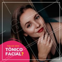 O Tônico Facial ajuda a neutralizar o Ph da pele, além de eliminar resíduos que o sabonete não consegue retirar. O tônico faz uma limpeza profunda sem agredir a pele, com seu uso os poros ficam desobstruídos, evitando o risco de infecção, cravos e espinhas, e prepara a pele para receber o hidratante.Use um tônico específico para sua pele, passe-o com um algodão após lavar o rosto com seu sabonete facial. #tonicofacial #ahazouestetica #dicas