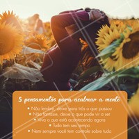 Mantenha estes pensamentos em mente e viva uma vida mais leve.✨ #positividade #ahazou #pensamento