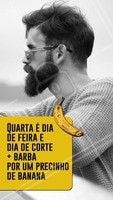 Quarta pode ser dia de feira, mas também é dia de dar um talento no visual por um precinho camarada! 😎 Agende um horário agora mesmo. #barbearia #barber #ahazou #barbeiro #promocao #quarta