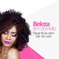 Você mais linda no conforto da sua casa! Marque um horário agora mesmo 👸 #cabelo #atendimentoemdomicilio #ahazou #convite
