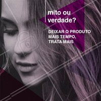 O tempo de ação dos produtos devem ser respeitados! Ultrapassar esse tempo pode causar várias reações indesejadas. Por exemplo, podem deixar o cabelo elástico, rígido ou pesado. Como a hidratação, por exemplo. O seu cabelo precisa ser hidratado, mas depois do tempo necessário para fazer efeito, seu cabelo não precisa mais da máscara, assim podendo dar um outro resultado no tratamento. #cabelos #mitos #ahazou